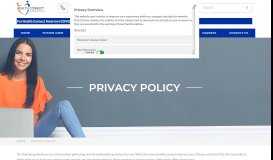 
							         Privacy Policy - Health Connect America								  
							    