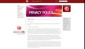 
							         Privacy Policy - Menatelecom - Internet Wifi Wimax Broadband ...								  
							    