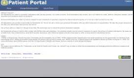 
							         Privacy Policy Page - Patient Portal - Systemedx								  
							    