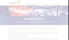 
							         Privacy Policy - Portal Medical								  
							    