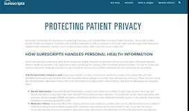 
							         Privacy Policy - Surescripts								  
							    