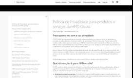 
							         Privacy portal | Telemóveis Nokia Portugal - Nokia Corporation								  
							    