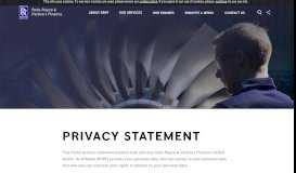 
							         Privacy | Rolls-Royce & Partners Finance								  
							    