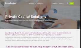 
							         Private Capital Solutions - Computershare								  
							    