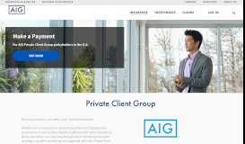 
							         Private Client Group - Insurance from AIG in the US - AIG.com								  
							    