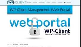 
							         Private Client Portal | WordPress Client Area & Invoicing Plugin | WP ...								  
							    