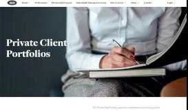 
							         Private Client Portfolio Management | Private Client Investments ...								  
							    