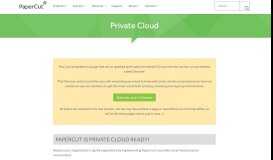 
							         Private Cloud - PaperCut								  
							    