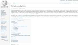 
							         Private probation - Wikipedia								  
							    