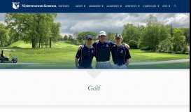 
							         Private School With Golf Team | Northwood School in Lake Placid								  
							    