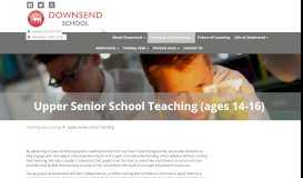 
							         Private Senior School in Surrey | Downsend School								  
							    