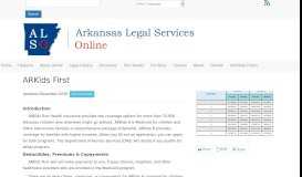 
							         Pro Bono Attorney Application - Arkansas Legal Services Online								  
							    