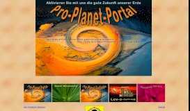 
							         Pro Planet Portal								  
							    