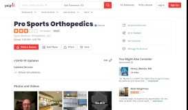 
							         Pro Sports Orthopedics - 33 Reviews - Sports Medicine - 20 Guest St ...								  
							    