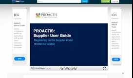 
							         PROACTIS: Supplier User Guide - ppt download - SlidePlayer								  
							    