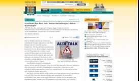 
							         Probleme bei Aldi Talk: Keine Aufladungen, keine Buchungen - teltarif ...								  
							    
