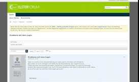 
							         Probleme mit dem Login - Elster-Forum								  
							    
