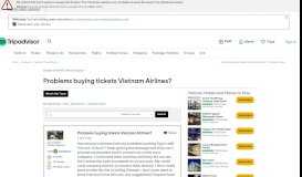 
							         Problems buying tickets Vietnam Airlines? - Vietnam Message Board ...								  
							    