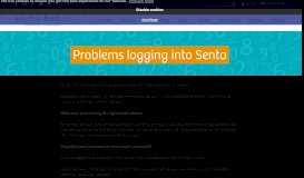 
							         Problems logging into Senta | Jonathan Ford & Co								  
							    