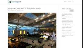 
							         Problems with Wifi at Heathrow airport - IT Central Point								  
							    
