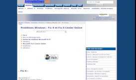 
							         Problèmes Windows : Fix it et Fix it Center Online - Aidewindows.net								  
							    