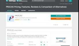 
							         PROCAS Pricing, Features, Reviews & Comparison of ...								  
							    