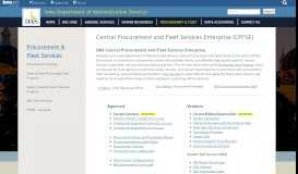 
							         PROC|DAS Central Procurement and Fleet Services Enterprise ...								  
							    