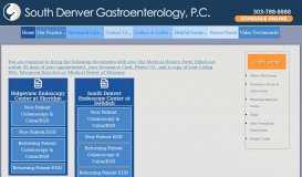 
							         Procedure Forms & Instructions | Denver, CO | South Denver GI								  
							    