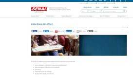 
							         Processo Seletivo - Portal SENAI-SP								  
							    