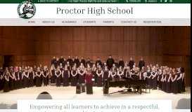 
							         Proctor High School								  
							    