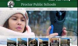 
							         Proctor Public Schools								  
							    