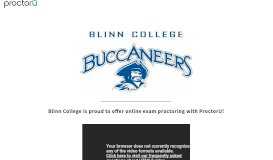 
							         ProctorU Portal | Blinn College								  
							    