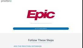 
							         ProctorU Portal | Epic								  
							    