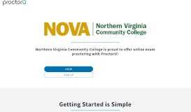 
							         ProctorU Portal | Northern Virginia Community College								  
							    