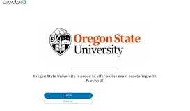 
							         ProctorU Portal | Oregon State University								  
							    