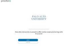 
							         ProctorU Portal | Palo Alto University								  
							    