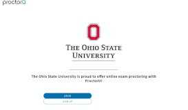 
							         ProctorU Portal | The Ohio State University								  
							    