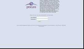 
							         Procura Web Portal								  
							    