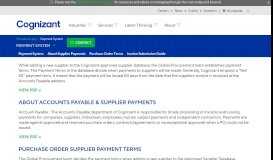 
							         Procure-to-Pay Payment System | Cognizant Technology Solutions								  
							    