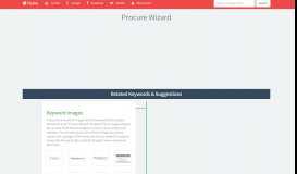 
							         Procure Wizard Related Keywords & Suggestions - Procure Wizard ...								  
							    