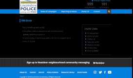 
							         Procurement and tendering - Lincolnshire Police								  
							    