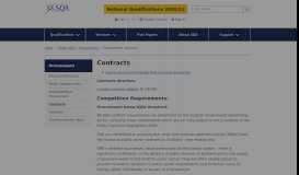 
							         Procurement contracts - SQA								  
							    