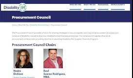 
							         Procurement Council - Disability:IN								  
							    