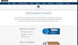 
							         Procurement Division - South Carolina Department of Transportation								  
							    