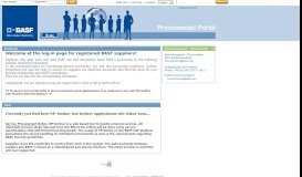 
							         Procurement Startseite - Procurement Portal - Home - BASF.com								  
							    