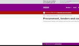 
							         Procurement, Tenders & Contracts Information - London Borough of ...								  
							    
