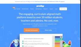 
							         Prodigy: Math Learning Platform								  
							    