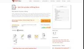 
							         Prodoc Efiling - Fill Online, Printable, Fillable, Blank | PDFfiller								  
							    