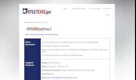 
							         ProDoc eFiling2 | eFileTexas.gov								  
							    
