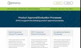 
							         Product Approval Processes - EMVCo								  
							    